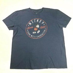 Walt Disney World Mickey Born With Character Shirt